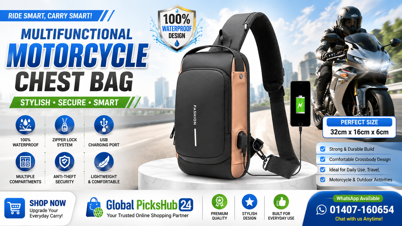 Multifunctional Motorcycle Chest Bag